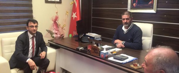 İlçemiz vergi dairesi müdürü Fırat Altan ın odamıza ziyaretleri.