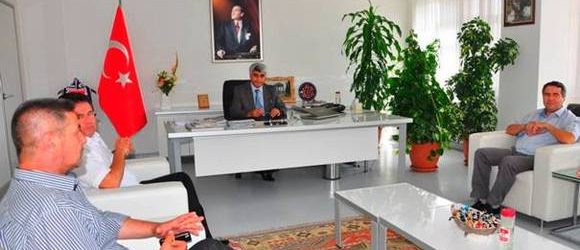 Oda Başkanlarımız Yeni Kaymakamı Makamında Ziyaret Ettiler.