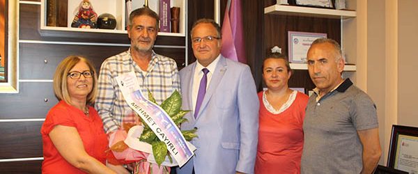 İYİ Parti Milas İlçe Başkanı Mehmet Çayırlı ve beraberindeki yönetim kurulu üyelerinden ziyaret