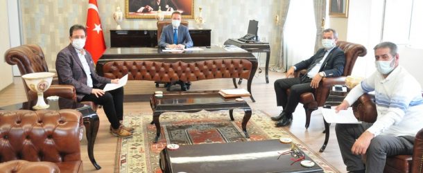 Kaymakam Böke, oda başkanları ile toplantı düzenledi